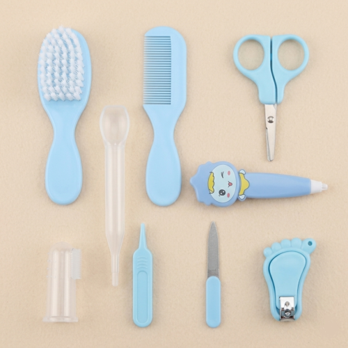 9-Piece Essential Baby Grooming & Healthcare Kit – All-in-One Nursery Care Set with LED Light-Up Earpick, Safety Nail Clippers, and Nasal Tweezers – Newborn & Toddler Hygiene Gift Set - Image 3