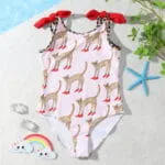 Girls One Piece Swimsuit (4 sizes From 2Y to 5Y) # Mix and Max