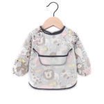 Pack of 2 -Long Sleeve Baby Bib Waterproof Toddler Feeding Smock with Food Catcher Pocket, Adjustable & Lightweight, Full Coverage Weaning Bib for Boys & Girls (6–36 Months) - Image 12