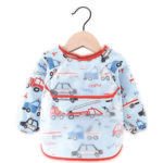 Pack of 2 -Long Sleeve Baby Bib Waterproof Toddler Feeding Smock with Food Catcher Pocket, Adjustable & Lightweight, Full Coverage Weaning Bib for Boys & Girls (6–36 Months) - Image 14