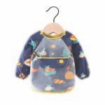 Pack of 2 -Long Sleeve Baby Bib Waterproof Toddler Feeding Smock with Food Catcher Pocket, Adjustable & Lightweight, Full Coverage Weaning Bib for Boys & Girls (6–36 Months) - Image 9