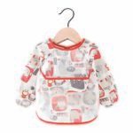 Pack of 2 -Long Sleeve Baby Bib Waterproof Toddler Feeding Smock with Food Catcher Pocket, Adjustable & Lightweight, Full Coverage Weaning Bib for Boys & Girls (6–36 Months) - Image 11