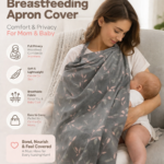 Nursing Baby Apron Cover for Breastfeeding Comfortable with Privacy mosquito Net Window Fly Multi color Mix and Max