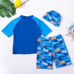 Boys 3 Pieces Swimsuit (7 sizes From 2Y to 8Y) # Mix and Max  - Image 3