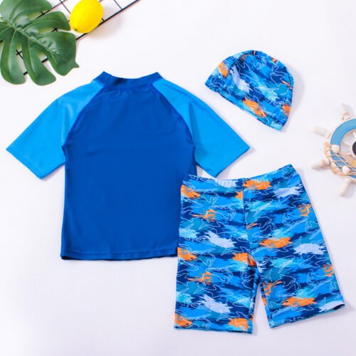 Boys 3 Pieces Swimsuit (7 sizes From 2Y to 8Y) # Mix and Max  - Image 3