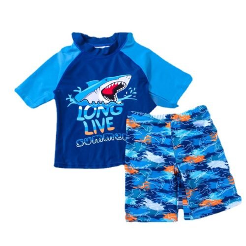 Boys 3 Pieces Swimsuit (7 sizes From 2Y to 8Y) # Mix and Max  - Image 2