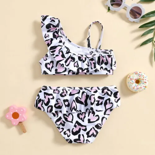 Girls 2 Pieces Swimsuit (5 sizes From 1Y to 5Y) # Mix and Max - Image 4