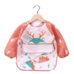 Long Sleeve Baby Bib Waterproof Toddler Feeding Smock with Food Catcher Pocket, Adjustable & Lightweight, Full Coverage Weaning Bib for Boys & Girls (6–36 Months) (Copy) - Image 5