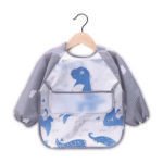 Long Sleeve Baby Bib Waterproof Toddler Feeding Smock with Food Catcher Pocket, Adjustable & Lightweight, Full Coverage Weaning Bib for Boys & Girls (6–36 Months) (Copy)