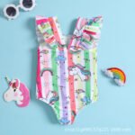 Girls One Piece Swimsuit (5 sizes From 1Y to 5Y) # Mix and Max