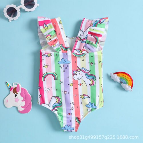 Girls One Piece Swimsuit (5 sizes From 1Y to 5Y) # Mix and Max - Image 2