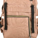 Premium Elegant Mum Large Diaper Backpack bag waterproof multifunction SET 4 in 1 - Mix and Max - Brown 2 - Image 7