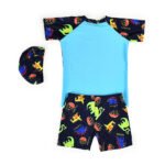 Boys 3 Pieces Swimsuit (6 sizes From 1Y to 8Y) # Mix and Max - Sizes 1-2 // 2-3 // 3-4 // 4-5 // 5-6 // 6-8 - Image 3