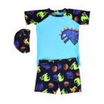 Boys 3 Pieces Swimsuit (6 sizes From 1Y to 8Y) # Mix and Max - Sizes 1-2 // 2-3 // 3-4 // 4-5 // 5-6 // 6-8