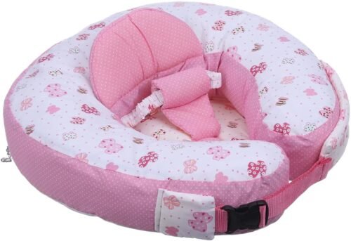 2-in-1 Baby Nursing Pillow & Sitting Support Seat – Ergonomic Breastfeeding Cushion & Baby Learning to Sit Support (60×55×10 cm, Soft & Washable) - Image 2