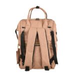 Premium Elegant Mum Large Diaper Backpack bag waterproof multifunction SET 4 in 1 - Mix and Max - Brown - Image 9