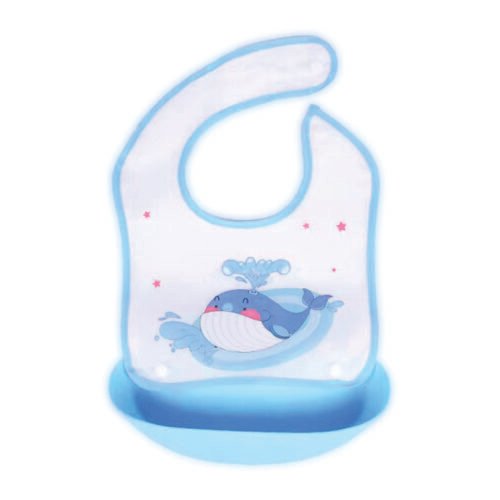 Pack of 2 -Waterproof Baby Bib with Food Catcher – Silicone Baby Feeding Bib, Adjustable Toddler Bib with Pocket, Spill Proof Baby Bib for Eating, Easy Clean & BPA-Free - Image 15