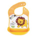 Pack of 2 -Waterproof Baby Bib with Food Catcher – Silicone Baby Feeding Bib, Adjustable Toddler Bib with Pocket, Spill Proof Baby Bib for Eating, Easy Clean & BPA-Free - Image 3