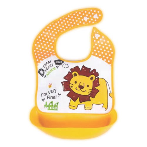 Pack of 2 -Waterproof Baby Bib with Food Catcher – Silicone Baby Feeding Bib, Adjustable Toddler Bib with Pocket, Spill Proof Baby Bib for Eating, Easy Clean & BPA-Free - Image 3