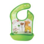 Pack of 2 -Waterproof Baby Bib with Food Catcher – Silicone Baby Feeding Bib, Adjustable Toddler Bib with Pocket, Spill Proof Baby Bib for Eating, Easy Clean & BPA-Free - Image 12