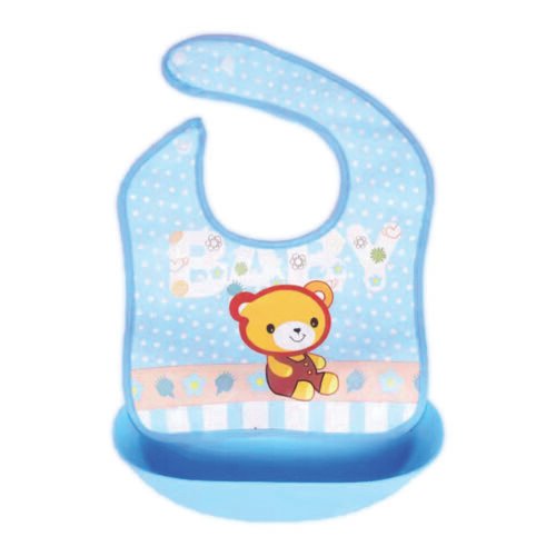 Pack of 2 -Waterproof Baby Bib with Food Catcher – Silicone Baby Feeding Bib, Adjustable Toddler Bib with Pocket, Spill Proof Baby Bib for Eating, Easy Clean & BPA-Free - Image 11