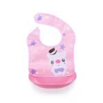 Pack of 2 -Waterproof Baby Bib with Food Catcher – Silicone Baby Feeding Bib, Adjustable Toddler Bib with Pocket, Spill Proof Baby Bib for Eating, Easy Clean & BPA-Free - Image 9