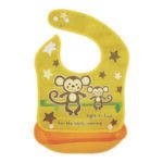 Pack of 2 -Waterproof Baby Bib with Food Catcher – Silicone Baby Feeding Bib, Adjustable Toddler Bib with Pocket, Spill Proof Baby Bib for Eating, Easy Clean & BPA-Free - Image 8