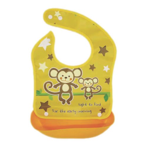 Pack of 2 -Waterproof Baby Bib with Food Catcher – Silicone Baby Feeding Bib, Adjustable Toddler Bib with Pocket, Spill Proof Baby Bib for Eating, Easy Clean & BPA-Free - Image 8