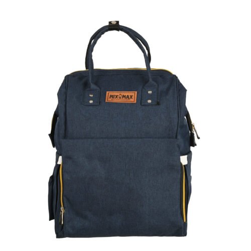 Premium Elegant Mum Large Diaper Backpack bag waterproof multifunction SET 4 in 1 - Mix and Max - Blue - Image 5
