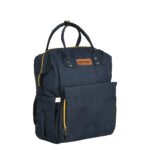 Premium Elegant Mum Large Diaper Backpack bag waterproof multifunction SET 4 in 1 - Mix and Max - Blue