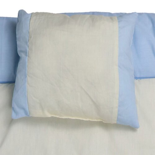 Baby Lehaf Blanket 120x90 cm with Pillow – Soft Cotton Baby Blanket with Padded Edges, Warm Toddler Comforter, Teddy Bear Embroidered Nursery Blanket, Breathable & Hypoallergenic Mix and Max - Image 5