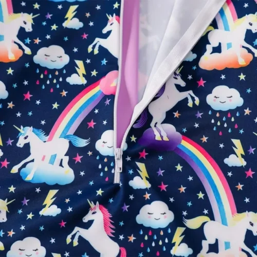 Girls One Piece Long Sleeves Swimsuit (6 sizes From 2Y to 7Y) # Mix and Max - Image 5