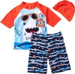 Boys 3 Pieces Swimsuit (7 sizes From 2Y to 8Y) # Mix and Max  - Image 7
