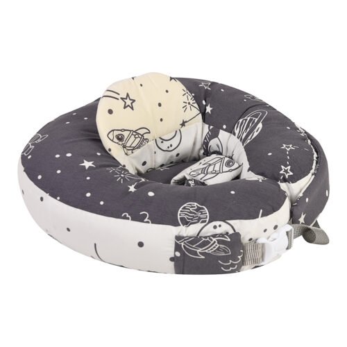 2-in-1 Baby Nursing Pillow & Sitting Support Seat – Ergonomic Breastfeeding Cushion & Baby Learning to Sit Support (60×55×10 cm, Soft & Washable) - Image 4