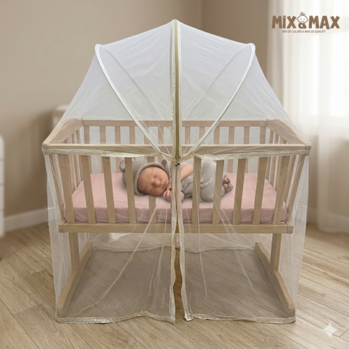 Baby Crib Mosquito Net, Full Coverage Bed Canopy for