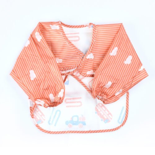 Long Sleeve Baby Bib Waterproof Toddler Feeding Smock with Food Catcher Pocket, Adjustable & Lightweight, Full Coverage Weaning Bib for Boys & Girls (6–36 Months) (Copy) - Image 2