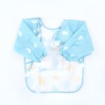 Pack of 2 -Long Sleeve Baby Bib Waterproof Toddler Feeding Smock with Food Catcher Pocket, Adjustable & Lightweight, Full Coverage Weaning Bib for Boys & Girls (6–36 Months) - Image 26