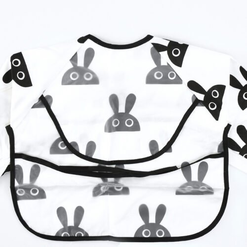 Pack of 2 -Long Sleeve Baby Bib Waterproof Toddler Feeding Smock with Food Catcher Pocket, Adjustable & Lightweight, Full Coverage Weaning Bib for Boys & Girls (6–36 Months) - Image 17