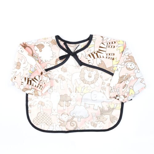 Pack of 2 -Long Sleeve Baby Bib Waterproof Toddler Feeding Smock with Food Catcher Pocket, Adjustable & Lightweight, Full Coverage Weaning Bib for Boys & Girls (6–36 Months) - Image 21