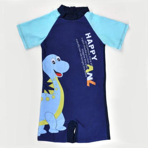 Boy Short Sleeves Swimsuit (4 sizes From 3 to 11 years) Mix and Max  - Image 2