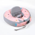 2-in-1 Baby Nursing Pillow & Sitting Support Seat – Ergonomic Breastfeeding Cushion & Baby Learning to Sit Support (60×55×10 cm, Soft & Washable)