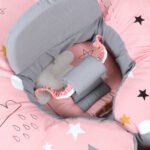 2-in-1 Baby Nursing Pillow & Sitting Support Seat – Ergonomic Breastfeeding Cushion & Baby Learning to Sit Support (60×55×10 cm, Soft & Washable) - Image 2