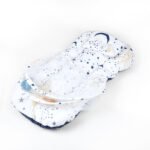 Baby Lounger with Mosquito Net | Portable Travel Bed and Sleep Nest for Newborns Mix & Max™ White Blue stars - Image 2