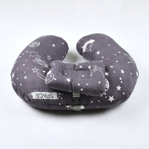 Ergonomic Baby Neck Support Pillow – Soft U-Shaped Infant Head & Neck Cushion for Travel, Car Seat & Stroller (Breathable Cotton, Lightweight) - Image 2