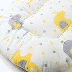 Baby Lounger with Mosquito Net | Portable Travel Bed and Sleep Nest for Newborns Mix & Max™ White - Image 4