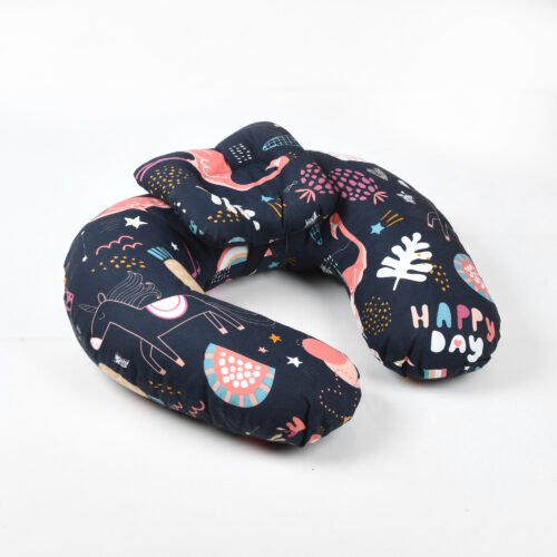 Ergonomic Baby Neck Support Pillow – Soft U-Shaped Infant Head & Neck Cushion for Travel, Car Seat & Stroller (Breathable Cotton, Lightweight) Colors - Image 2