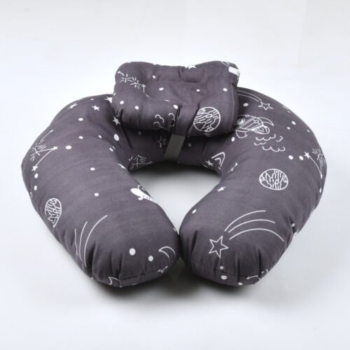 Ergonomic Baby Neck Support Pillow – Soft U-Shaped Infant Head & Neck Cushion for Travel, Car Seat & Stroller (Breathable Cotton, Lightweight) - Image 5