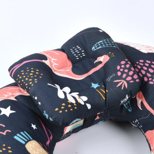 Ergonomic Baby Neck Support Pillow – Soft U-Shaped Infant Head & Neck Cushion for Travel, Car Seat & Stroller (Breathable Cotton, Lightweight) Colors - Image 4