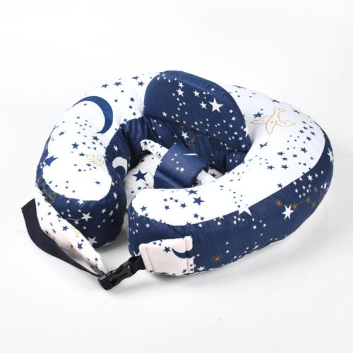 2-in-1 Baby Nursing Pillow & Sitting Support Seat – Ergonomic Breastfeeding Cushion & Baby Learning to Sit Support (60×55×10 cm, Soft & Washable) - Image 4