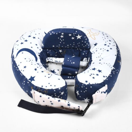 2-in-1 Baby Nursing Pillow & Sitting Support Seat – Ergonomic Breastfeeding Cushion & Baby Learning to Sit Support (60×55×10 cm, Soft & Washable) - Image 5